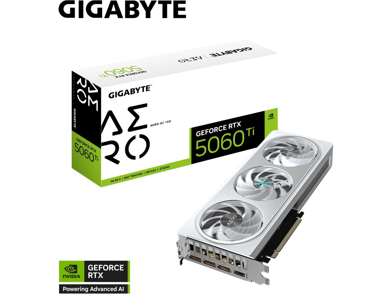 Gigabyte GeForce RTX 5060 Ti AERO OC